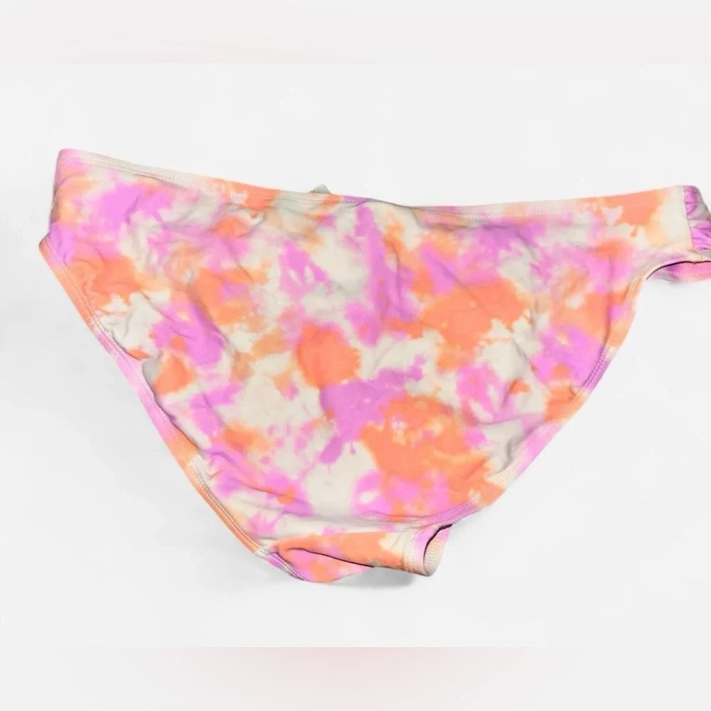 No Boundaries Pink and Orange Bikini Bottom